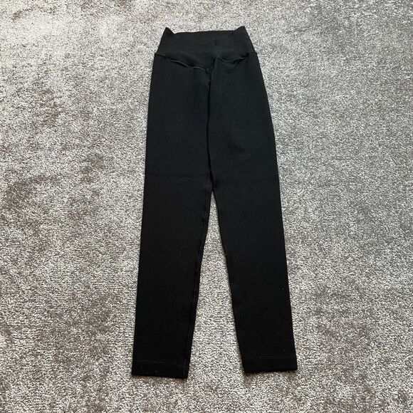 aerie Pants - Offline by Aerie Leggings Womens XS Black Stretch Comfort Casual Elastic Yoga